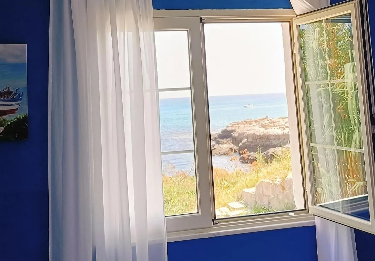 La Terrazza Sul Mare Camera Fronte Mare&Vicino Aereoporto Sicilian Vintage Style Seaside Room Cinisi Guest house
